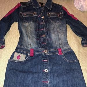 RocaWear one piece top and skirt sz M